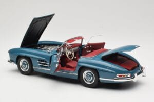 Mercedes 300 SL W198 Roadster Azul Minichamps 1:18 180039035 Metal - imagem 5 de 8