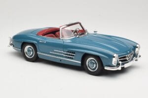 Mercedes 300 SL W198 Roadster Azul Minichamps 1:18 180039035 Metal - imagem 6 de 8