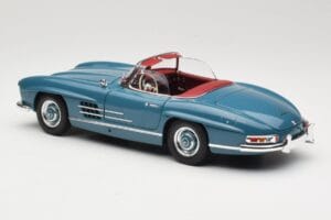 Mercedes 300 SL W198 Roadster Azul Minichamps 1:18 180039035 Metal - imagem 7 de 8