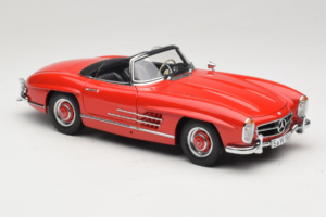Mercedes 300 SL Roadster Vermelho Minichamps 1:18 180039031 Metal - imagem 6 de 8