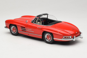 Mercedes 300 SL Roadster Vermelho Minichamps 1:18 180039031 Metal - imagem 7 de 8