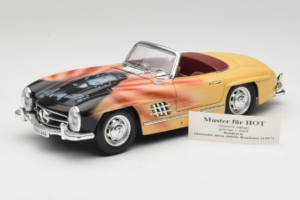 Mercedes 300 SL Roadster Rosemarie Muster Edição Limitada 18/27 Bburago 1:18 3023-M1 Metal