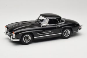 Mercedes 300 SL W198 Roadster With Hardtop Preto Minichamps 1:18 180039040 Metal