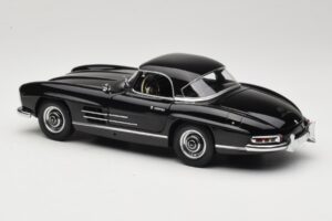 Mercedes 300 SL W198 Roadster With Hardtop Preto Minichamps 1:18 180039040 Metal - imagem 7 de 8