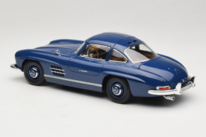 Mercedes 300 SL W198 Azul Norev 1:18 183852 Metal - imagem 7 de 8