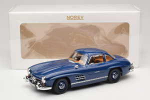 Mercedes 300 SL W198 Azul Norev 1:18 183852 Metal - imagem 8 de 8