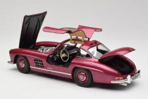 Mercedes 300 SL W198 Vermelho Fogo Minichamps 1:18 180039008 Metal - imagem 5 de 8