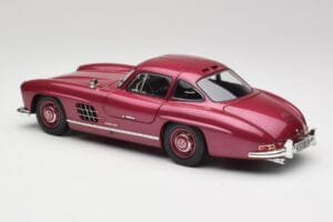Mercedes 300 SL W198 Vermelho Fogo Minichamps 1:18 180039008 Metal - imagem 7 de 8