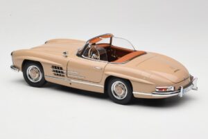 Mercedes 300 SL W198 Roadster Castanho Claro Minichamps 1:18 180039032 Metal - imagem 7 de 8