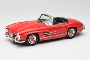 Mercedes 300 SL W198 Roadster Vermelho Com Hardtop Minichamps 1:18 180039041 Metal