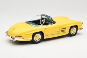 Mercedes 300 SL W198 Roadster Hardtop Signal Yellow Minichamps 1:18 180039044 Metal - imagem 4 de 9