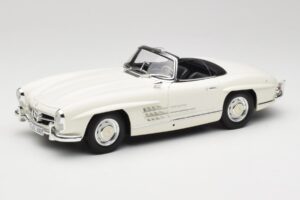 Mercedes 300 SL W198 Roadster Branco Com Capota Suave Minichamps 1:18 180039034 Metal