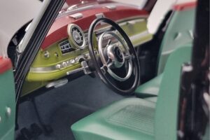 Mercedes 300 W186 Konrad Adenauer Norev 1:18 183707 Metal - imagem 8 de 9
