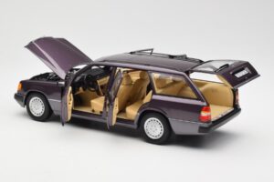 Mercedes 300D S124 T-Model Bornit Edição Dealer Norev 1:18 B66040701 Metal - imagem 5 de 8