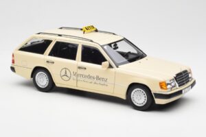 Mercedes 300D S124 T-Model Marfim Claro Taxi Edição Dealer Norev 1:18 B66040702 Metal - imagem 6 de 8