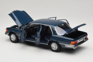 Mercedes 350 SEL W116 Hansa Blue Norev 1:18 183976 Metal - imagem 5 de 8