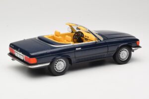 Mercedes 350 SL R107 Azul Escuro Sun Star 1:18 MB003 Metal - imagem 3 de 8
