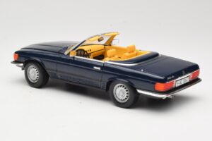 Mercedes 350 SL R107 Azul Escuro Sun Star 1:18 MB003 Metal - imagem 7 de 8