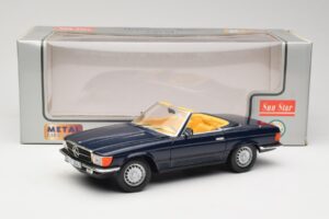 Mercedes 350 SL R107 Azul Escuro Sun Star 1:18 MB003 Metal - imagem 8 de 8