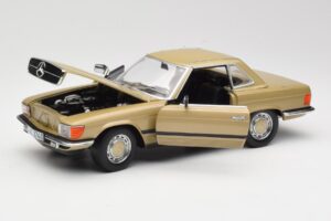 Mercedes 350 SL R107 Dourado Sun Star 1:18 MB004 Metal - imagem 2 de 8