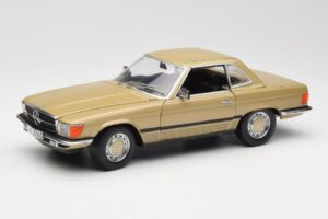 Mercedes 350 SL R107 Dourado Sun Star 1:18 MB004 Metal