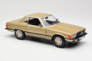 Mercedes 350 SL R107 Dourado Sun Star 1:18 MB004 Metal - imagem 6 de 8