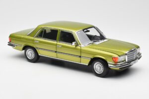 Mercedes 450 SEL W116 Citrus Verde Edição Dealer Norev 1:18 B66040683 Metal - imagem 6 de 8
