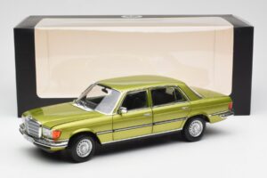 Mercedes 450 SEL W116 Citrus Verde Edição Dealer Norev 1:18 B66040683 Metal - imagem 8 de 8