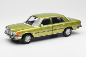 Mercedes 450 SEL W116 Citrus Verde Edição Dealer Norev 1:18 B66040683 Metal