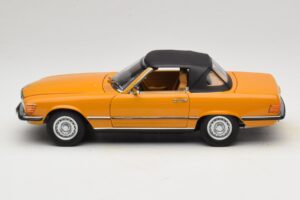 Mercedes 450 SL R107 Cayenne Orange Norev 1:18 183350 Metal - imagem 5 de 10