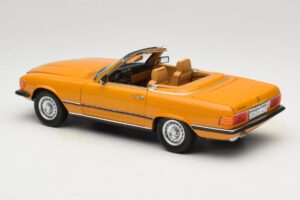 Mercedes 450 SL R107 Cayenne Orange Norev 1:18 183350 Metal - imagem 9 de 10