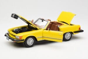 Mercedes 450SL R107 Amarelo US Version Norev 1:18 183727 Metal - imagem 2 de 9