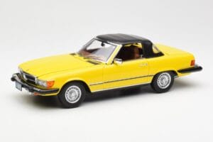 Mercedes 450SL R107 Amarelo US Version Norev 1:18 183727 Metal - imagem 3 de 9