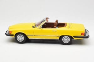 Mercedes 450SL R107 Amarelo US Version Norev 1:18 183727 Metal - imagem 5 de 9