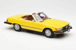 Mercedes 450SL R107 Amarelo US Version Norev 1:18 183727 Metal - imagem 7 de 9