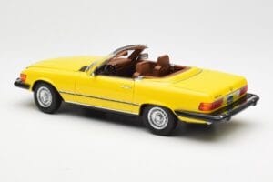Mercedes 450SL R107 Amarelo US Version Norev 1:18 183727 Metal - imagem 8 de 9