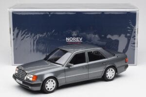 Mercedes 500 E W124 Pearl Cinzento Norev 1:18 183946 Metal - imagem 8 de 8