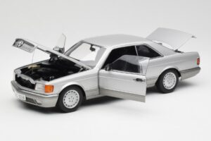 Mercedes 500 SEC C126 Prata AUTOart 1:18 76212 Metal - imagem 2 de 8