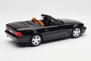 Mercedes SL 500 R129 Preto Norev 1:18 183750 Metal - imagem 4 de 10