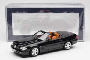 Mercedes SL 500 R129 Preto Norev 1:18 183750 Metal - imagem 10 de 10