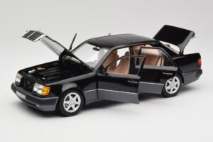 Mercedes 500E W124 Preto Edição Limitada Norev 1:18 183949 Metal - imagem 2 de 12