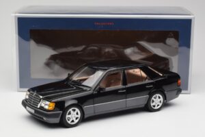 Mercedes 500E W124 Preto Edição Limitada Norev 1:18 183949 Metal - imagem 12 de 12