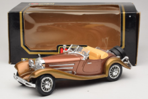 Mercedes 500K Roadster Cobre Metallic Bburago 1:18 3020-P1 Metal - imagem 8 de 8