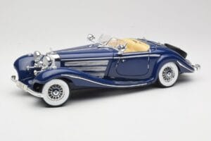 Mercedes 500K Special Roadster Azul Maisto 1:18 56059 Metal