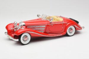 Mercedes 500K Special Roadster Vermelho Maisto 1:18 56058 Metal
