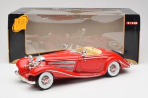 Mercedes 500K Special Roadster Vermelho Maisto 1:18 56058 Metal - imagem 8 de 8