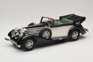 Mercedes 540K Cabriolet Preto Prateado Cult Models 1:18 CML184-3 Metal