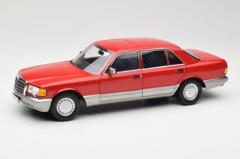 Mercedes 560 SEL W126 Vermelho Norev 1:18 183463 Metal