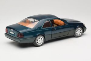 Mercedes 600 SEC C140 Verde Majorette 1:18 4418 Metal - imagem 3 de 8