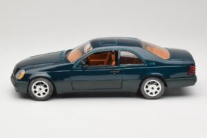 Mercedes 600 SEC C140 Verde Majorette 1:18 4418 Metal - imagem 4 de 8